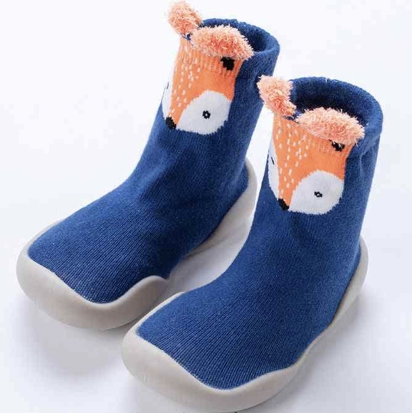 Tiny Explorings Other - Tiny Explorings Blue Fox Baby Shoes NIP ~ Adorable!!!